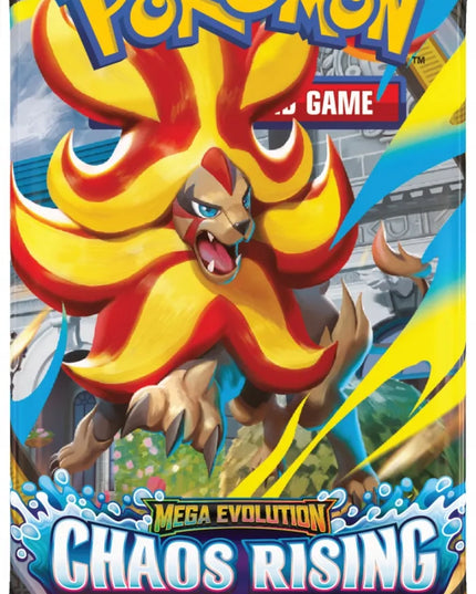 POKÉMON TCG: MEGA EVOLUTION ME 04 – CHAOS RISING – PAPILDYMO PAKELIŲ RINKINYS