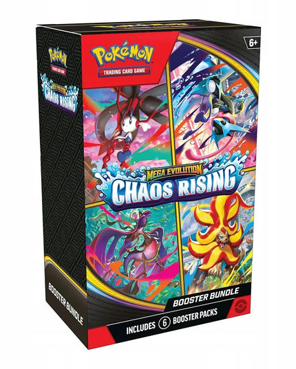 POKÉMON TCG: MEGA EVOLUTION ME 04 – CHAOS RISING – PAPILDYMO PAKELIŲ RINKINYS