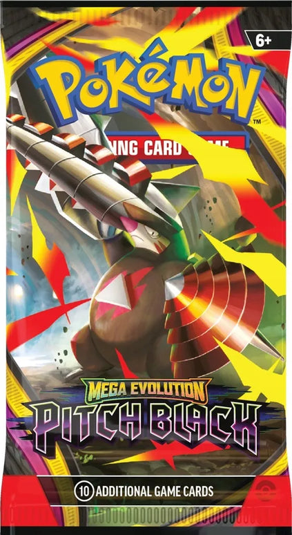 POKÉMON TCG: MEGA EVOLUTION – PITCH BLACK – papildymo pakuotė