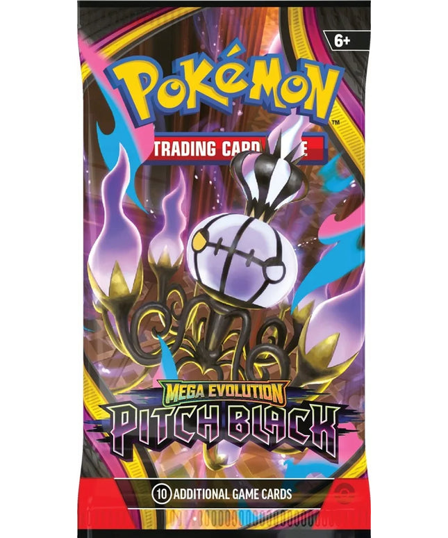 POKÉMON TCG: MEGA EVOLUTION – PITCH BLACK – papildymo pakuotė