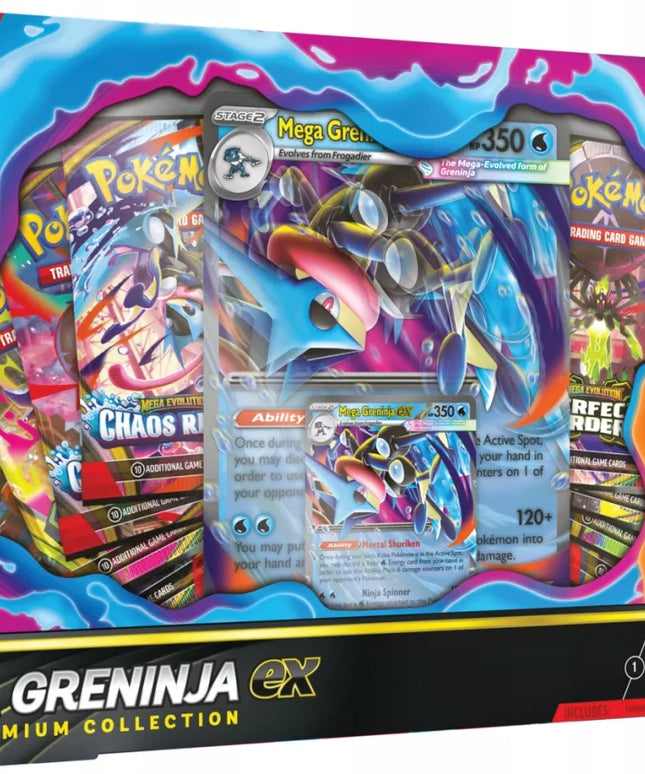 POKÉMON TCG: MEGA GRENINJA EX PREMIUM COLLECTION