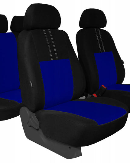 „Pok-Ter Ekonomic PT-8“ universalūs pilki medžiaginiai automobilio sėdynių užvalkalai, komplektas