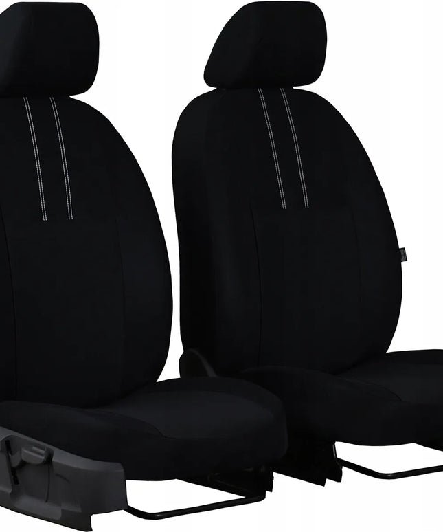 „Pok-Ter Ekonomic“ automobilinių priekinių sėdynių užvalkalai, 1+1, pilki