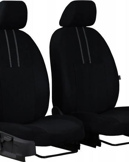 „Pok-Ter Ekonomic“ automobilinių priekinių sėdynių užvalkalai, 1+1, pilki