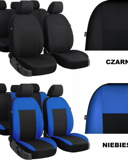 POK-Ter Drive PT-970 universalių medžiaginių automobilinių sėdynių užvalkalų komplektas