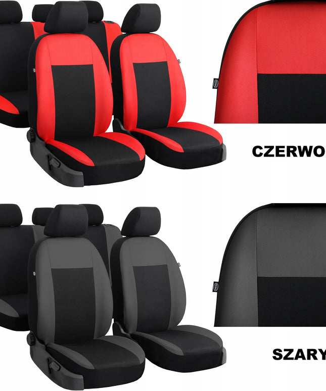 POK-Ter Drive PT-970 universalių medžiaginių automobilinių sėdynių užvalkalų komplektas