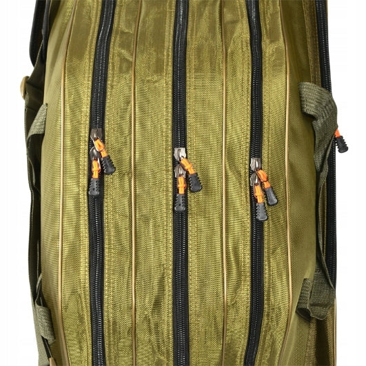 Storas 150cm meškerių dėklas, 3 skyrių, su vielos armatūra, Hokkaido