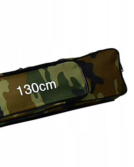 Meškerių dėklas 2 skyrių 130 cm su 2 šoninėmis kišenėmis