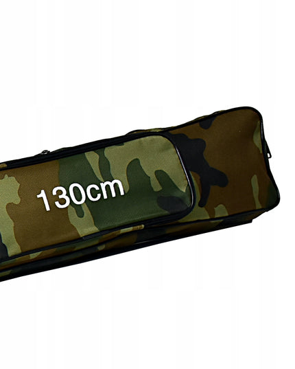 Meškerių dėklas 2 skyrių 130 cm 2 šoninės kišenės