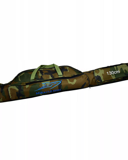 Meškerių dėklas 2 skyrių 130 cm su 2 šoninėmis kišenėmis