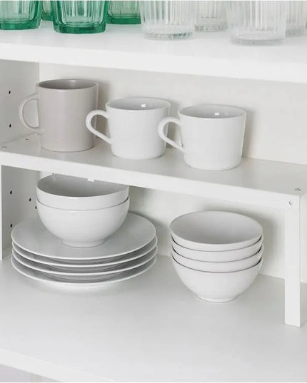 IKEA VARIERA įstatoma lentyna, balta, 46x14x16 cm