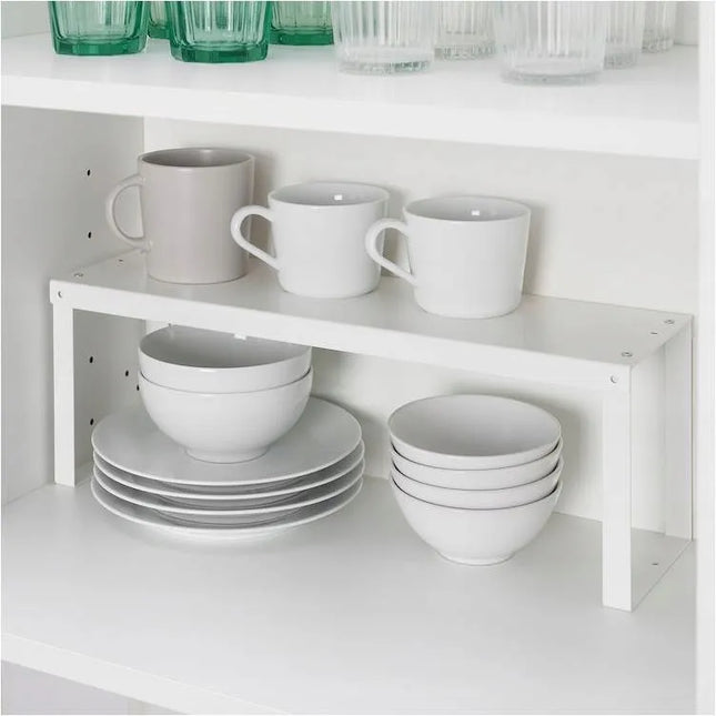 IKEA VARIERA įstatoma lentyna, balta, 46x14x16 cm