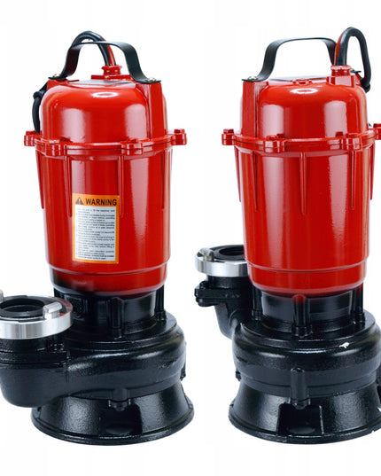 NEŠVARAUS VANDENS SIURBLYS SU SMULKINTUVU KANALIZACIJAI, SU FAST FIX, 11M KABELIU KOMPLEKTE, BLACK