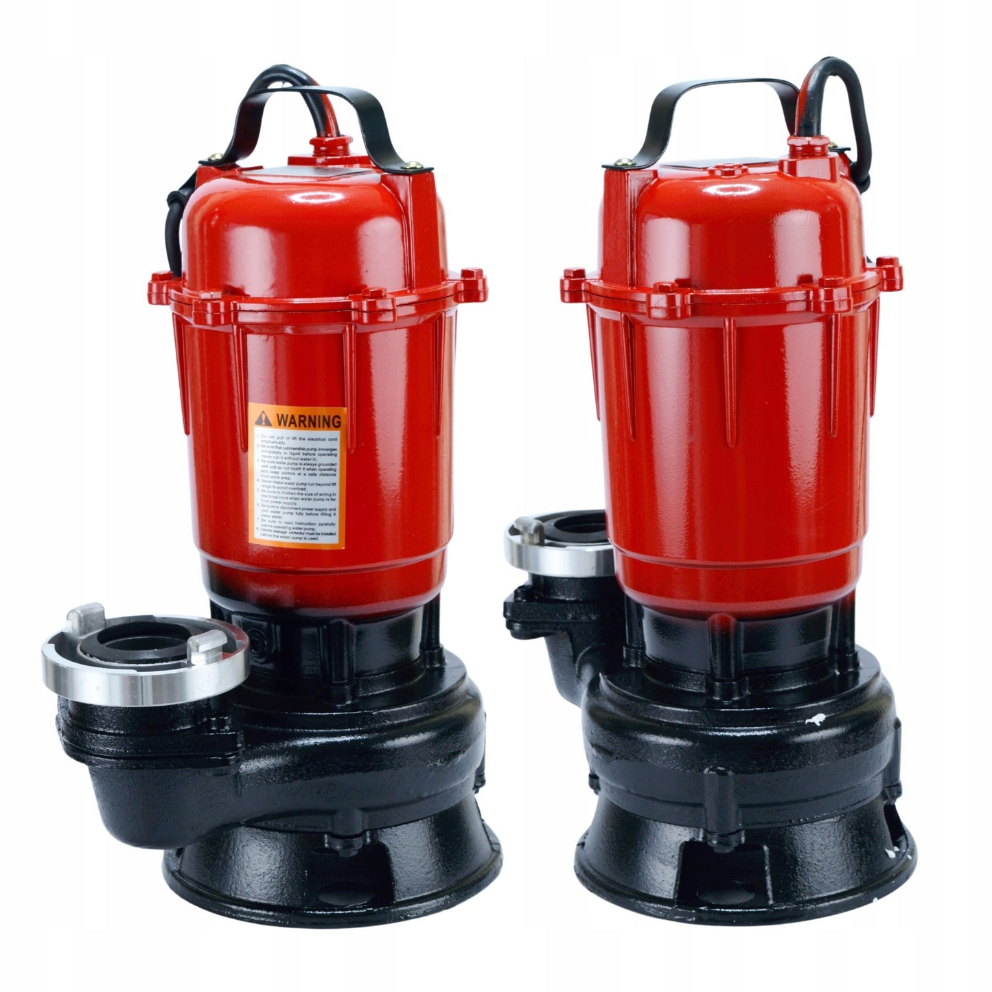 Siurblys nešvariam nuotekų vandeniui su smulkintuvu, su FAST TIX, komplekte 11m laidas, juodas