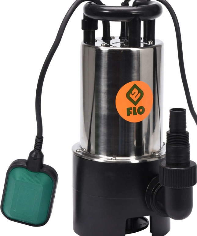 FLO 79792 1100W panardinamasis siurblys nešvariam ir švariam vandeniui (INOX)