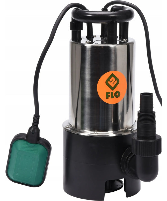 FLO 79792 1100W panardinamasis siurblys nešvariam ir švariam vandeniui (INOX)
