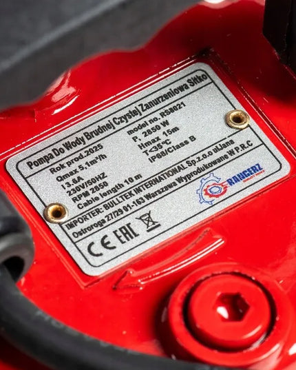Panardinamasis siurblys nešvariam ir švariam vandeniui 2850W