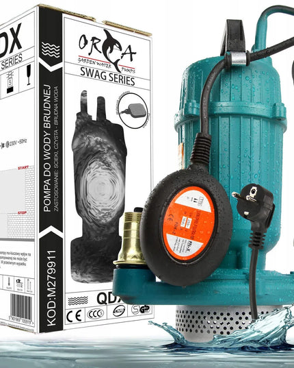Nardinamasis vandens siurblys ORCA 550W su plūde 1500 l/h 16m
