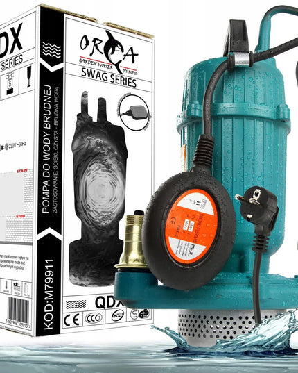 Nardinamasis vandens siurblys ORCA 550W su plūde 1500 l/h 16m