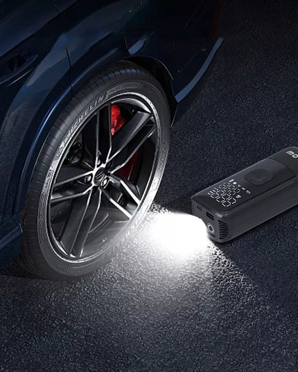 Elektrinė dviračių pompa ir automobilinis kompresorius 8000 mAh