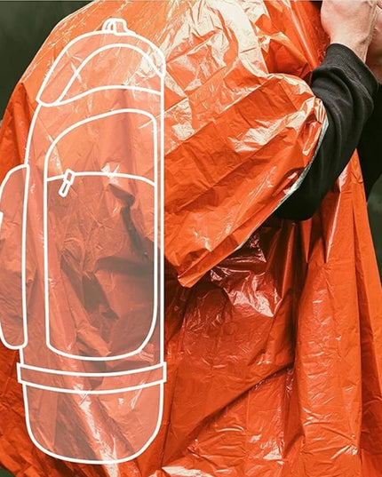 Terminis gelbėjimo pončas XL, avarinis, atsparus vandeniui, išlikimui