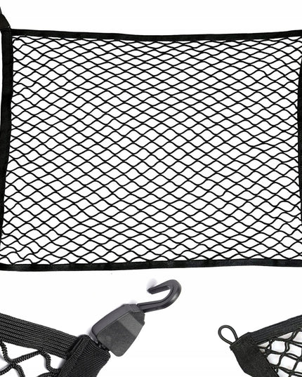 Tvirtas didelis automobilio bagažinės tinklelis tvirtinimai kabliai kilpelės 80x60 160x120