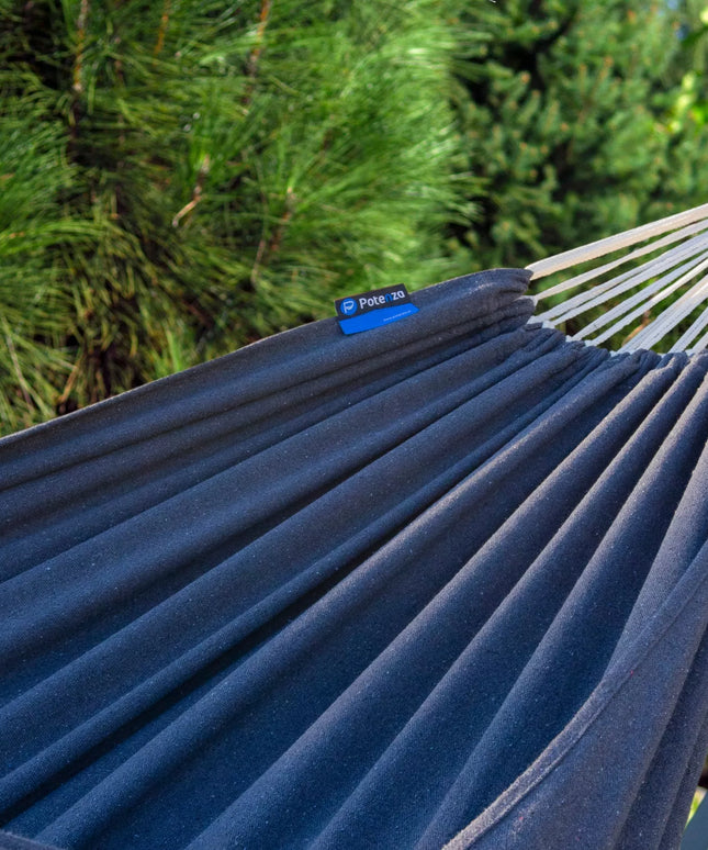 POTENZA hamakas su stovu, plieninis stovas 220 kg + hamakas ROMA XL 220x160 cm