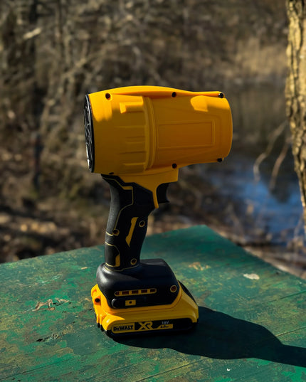 Galingas ir patogus pūstuvas, suderinamas su DeWalt akumuliatoriais