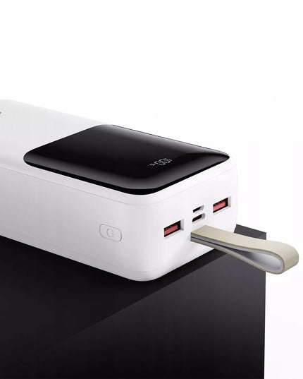 Galingas 30000 mAh išorinis akumuliatorius (powerbank) su USB-A, USB-C ir LED indikatoriumi