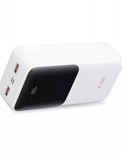 Galingas 30000 mAh išorinis akumuliatorius POWERBANK USB-A USB-C TYPE-C su LED ekranu