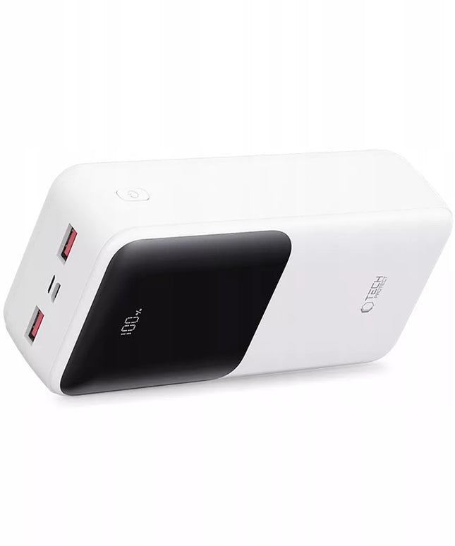 Galingas 30000 mAh išorinis akumuliatorius (powerbank) su USB-A, USB-C ir LED indikatoriumi