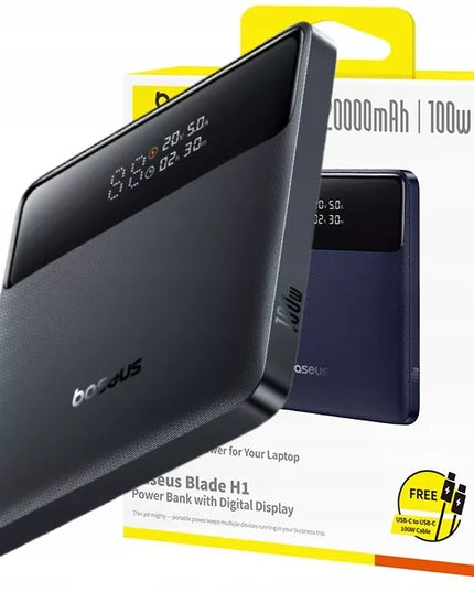 Galingas išorinis akumuliatorius BASEUS 20000mAh QC 4.0 USB-C PD 100W