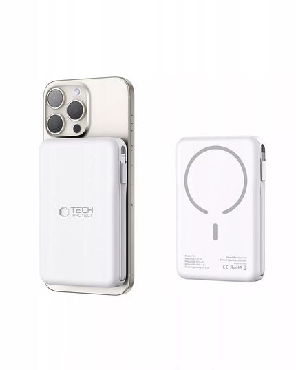 POWER BANK 10000MAH MAGSAFE + LIGHTNING + TYPE-C LAIDAS