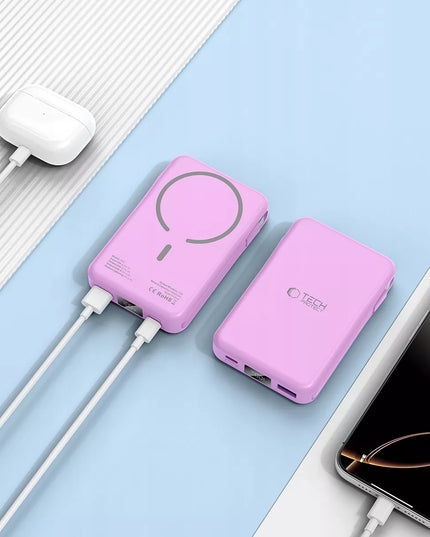 POWER BANK 10000MAH MAGSAFE + LAIDAS LIGHTNING + TYPE-C