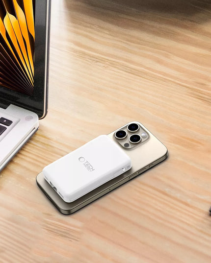 POWER BANK 10000MAH MAGSAFE + LIGHTNING + TYPE-C LAIDAS
