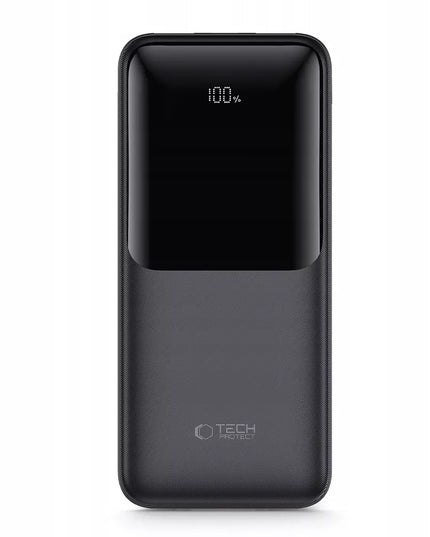 Išorinė baterija Power Bank 10000mAh su USB-A USB-C jungtimis ir LED indikatoriumi