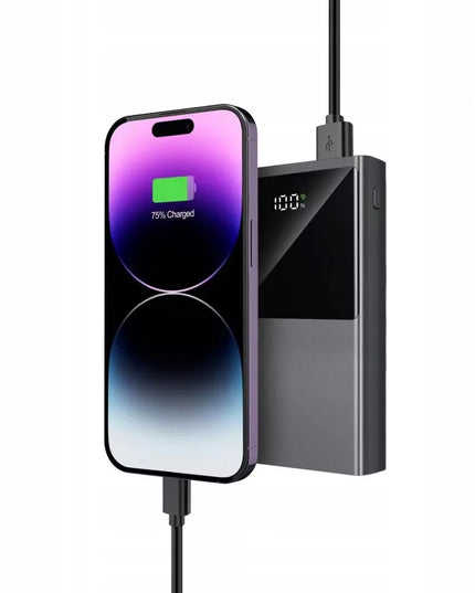 20000mAh galios bankas 22,5W USB-A USB-C TYPE-C LIGHTNING - spartusis kroviklis