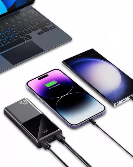 20000mAh galios bankas 22,5W USB-A USB-C TYPE-C LIGHTNING - spartusis kroviklis