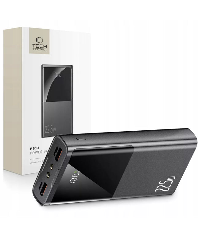 20000mAh galios bankas 22,5W USB-A USB-C TYPE-C LIGHTNING - spartusis kroviklis