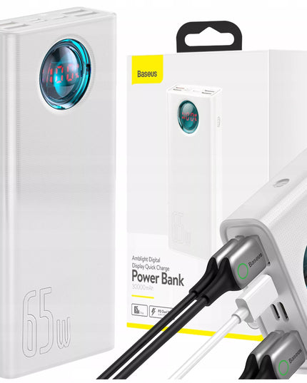 Powerbank 30000 mAh Powerbank BASEUS 65W PD 5x USB USB-C Type-C 5A QC 3.0