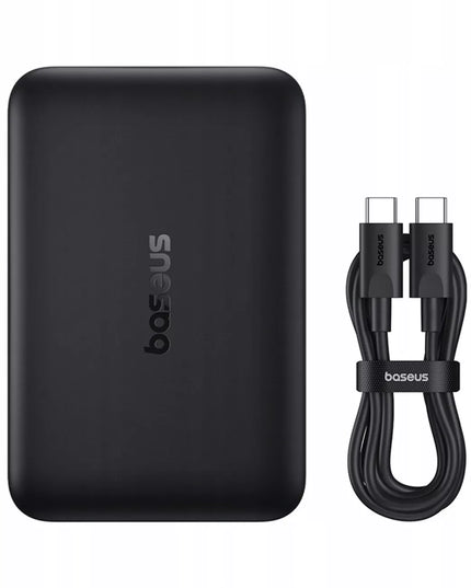 Išorinė baterija BASEUS 10000 mAh 22,5W indukcinė MagSafe greitas PD QC įkrovimas + laidas
