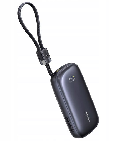 BASEUS išorinė baterija 10000 mAh 22.5W USB-C USB-A LIGHTNING greito įkrovimo powerbankas
