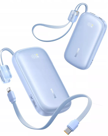 BASEUS išorinė baterija 20000 mAh 22.5W USB-C USB-A LIGHTNING