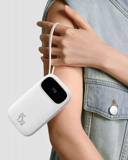 Išorinė baterija BASEUS 20000 mAh 45W USB-C USB LIGHTNING greitas įkrovimas