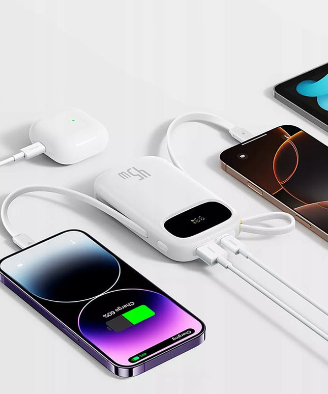 Išorinė baterija BASEUS 20000 mAh 45W USB-C USB LIGHTNING greitas įkrovimas