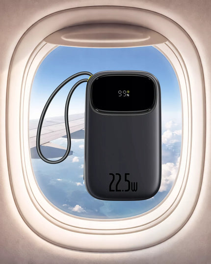 Išorinė baterija BASEUS 20000mAh 22.5W USB-C USB-A LIGHTNING greitas įkrovimas