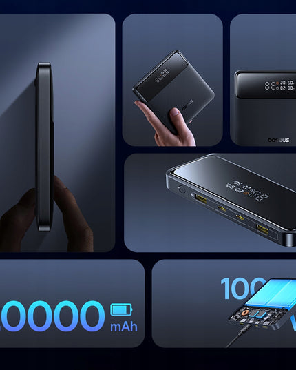 POWERBANK BASEUS Blade H1 20000 mAh 100W Galingas POWERBANK USB-C USB-A