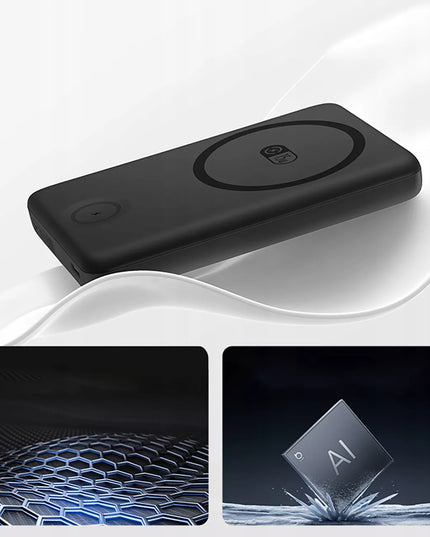 BASEUS indukcinis išorinis akumuliatorius 10000 mAh 27 W MagSafe skirtas Apple Watch ir išmaniesiems telefonams