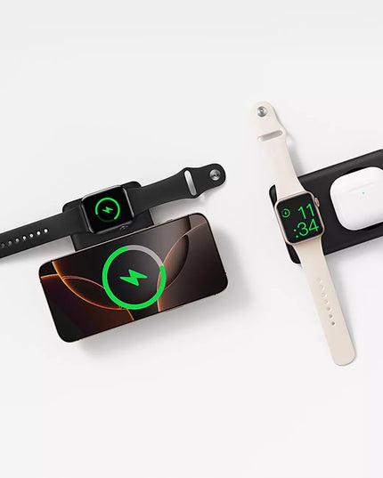BASEUS indukcinis išorinis akumuliatorius 10000 mAh 27 W MagSafe skirtas Apple Watch ir išmaniesiems telefonams
