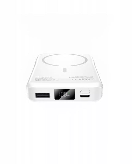 Nešiojamas įkroviklis Power Bank 15W 10000mAh su MagSafe + Lightning + Type-C laidais